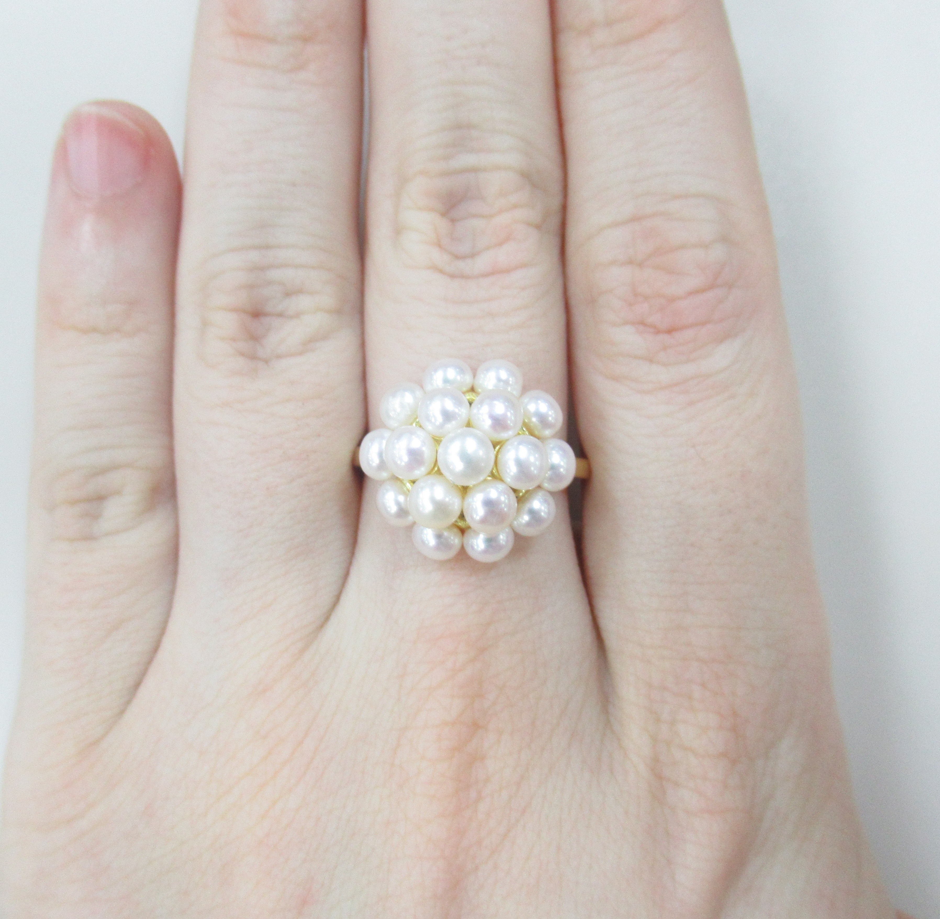 Серебряное кольцо с жемчугом